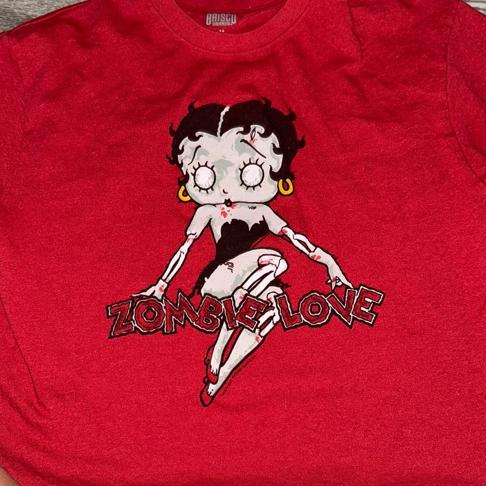 Betty boop zombie love top